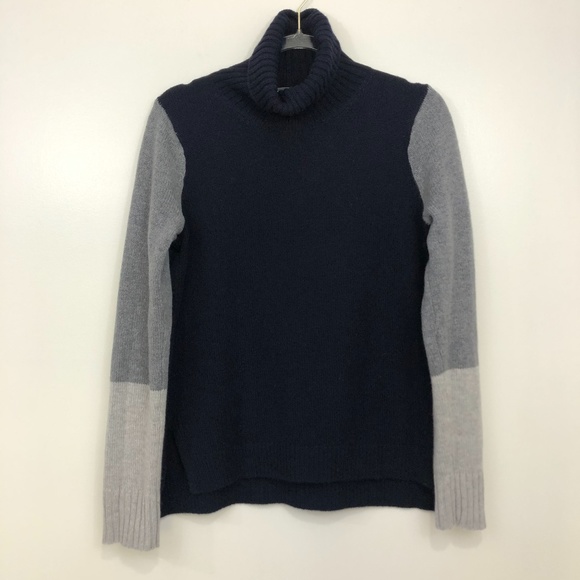 Vince Sweaters - Vince Blue Gray Turtleneck Sweater M